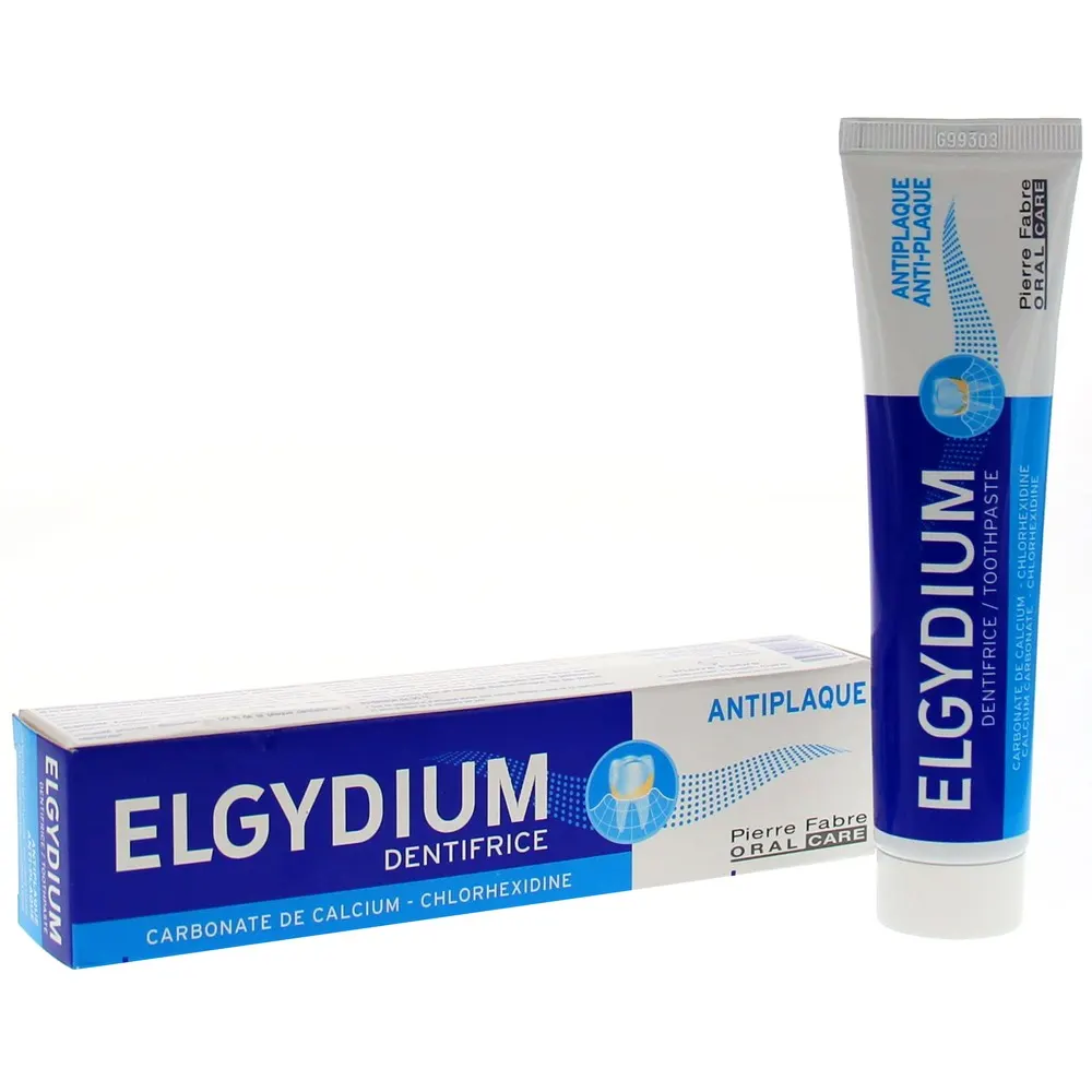 ELGYDIUM DENTIFRICE ANTI PLAQUE CHLORHEXIDINE 75G