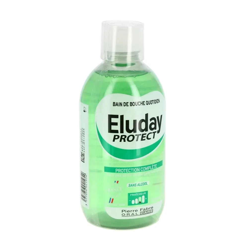 Elgydium Eluday Protect Bain de Bouche Gencives 500ml