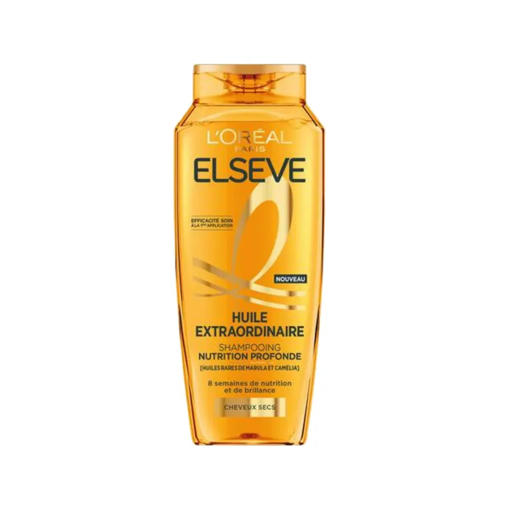 Elseve Huile Extraordinaire شامبو تغذية وإشراق 200 مل