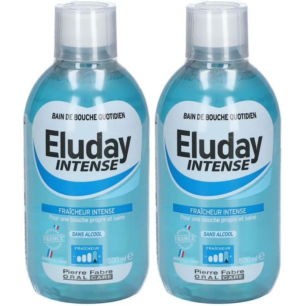 ELUDAY INTENSE- Bain de Bouche - Fraîcheur Intense 500ml