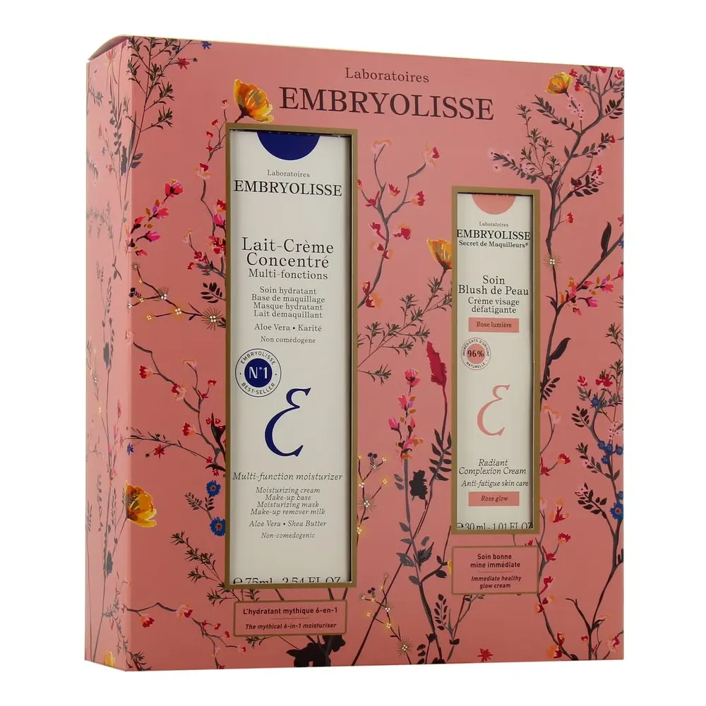 EMBRYOLISSE باقة Lait-Crème Concentré 75 مل + Soin Blush de Peau 30 مل