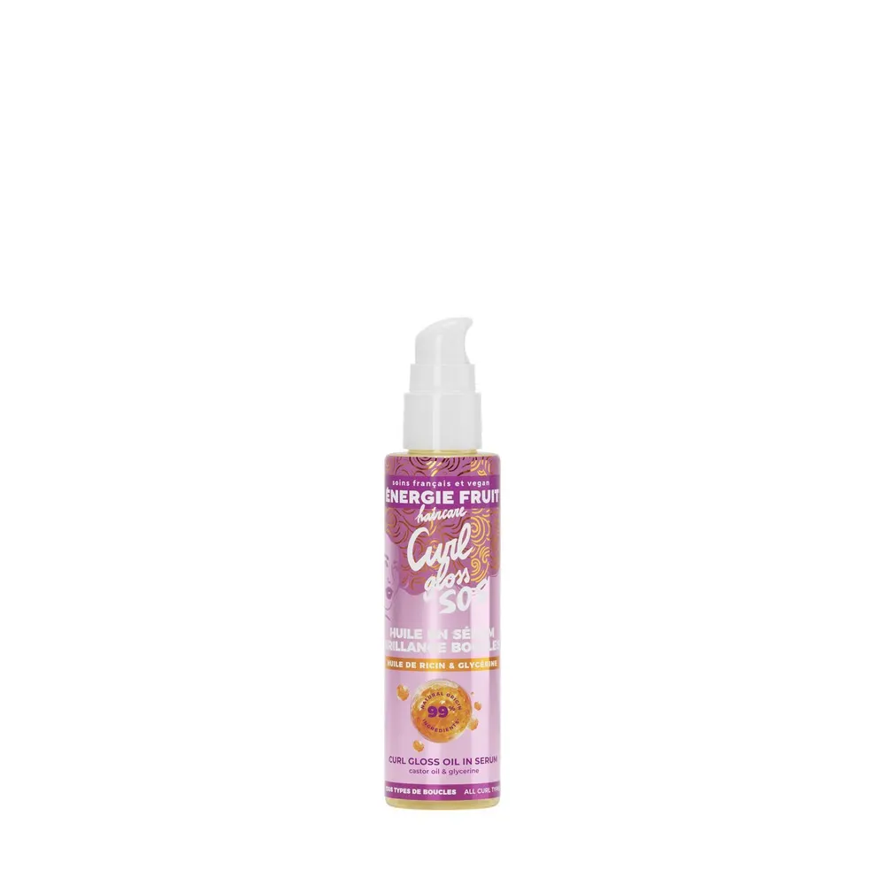 ENERGIEFRUIT زيت سيروم SOS Curl Gloss - زيت الخروع 75 مل