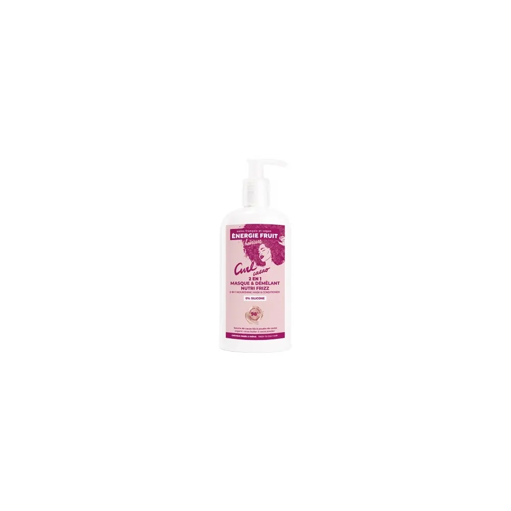 ENERGIEFRUIT قناع 2 في 1 مفكك للتشابك Cacao Curl Nutrition Intense 300 مل