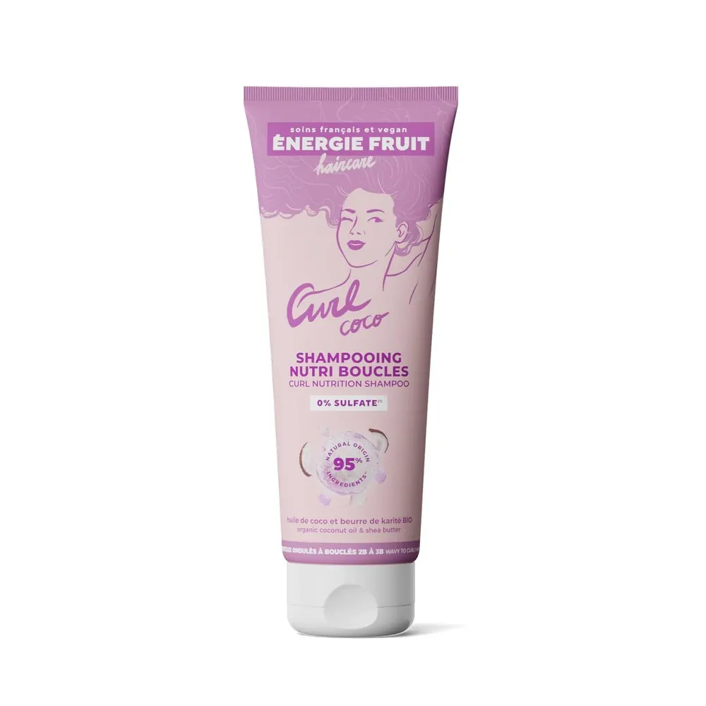 ENERGIEFRUIT شامبو Coco Curl مغذي للشعر المجعد - زيت جوز الهند وزبدة الشيا - بدون كبريتات 250 مل