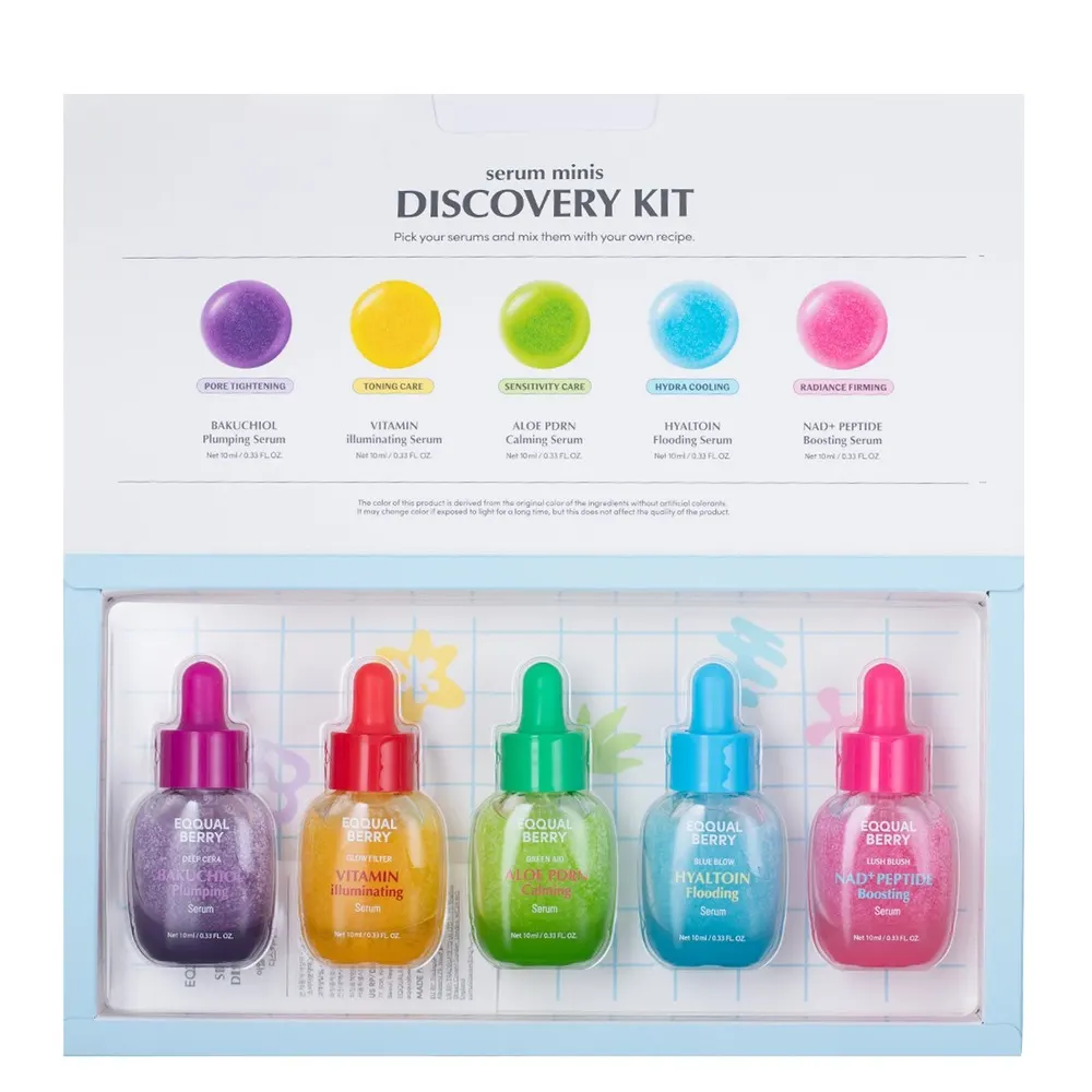 EQQUALBERRY - Serum Minis Discovery Kit - 5x10ml