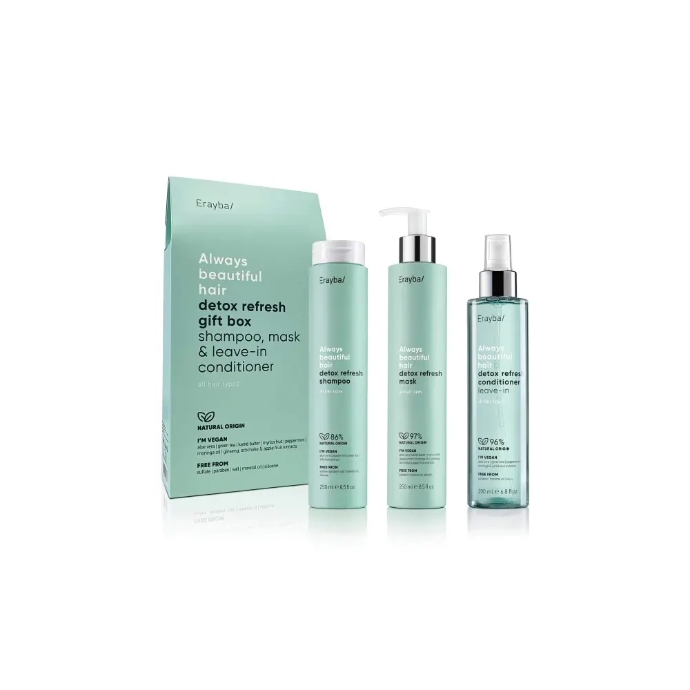 Erayba ABH طقم Detox Refresh + حقيبة هدية