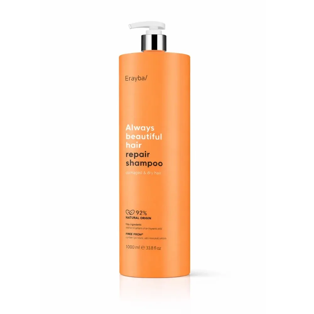 ERAYBA Always Beautiful Hair Shampooing Réparateur - Cheveux Abîmés 1000ml