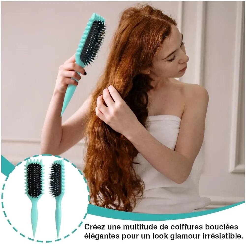 باك ثنائي ERAYBA Style Active Boucles Hydra+ = فرشاة شعر هدية