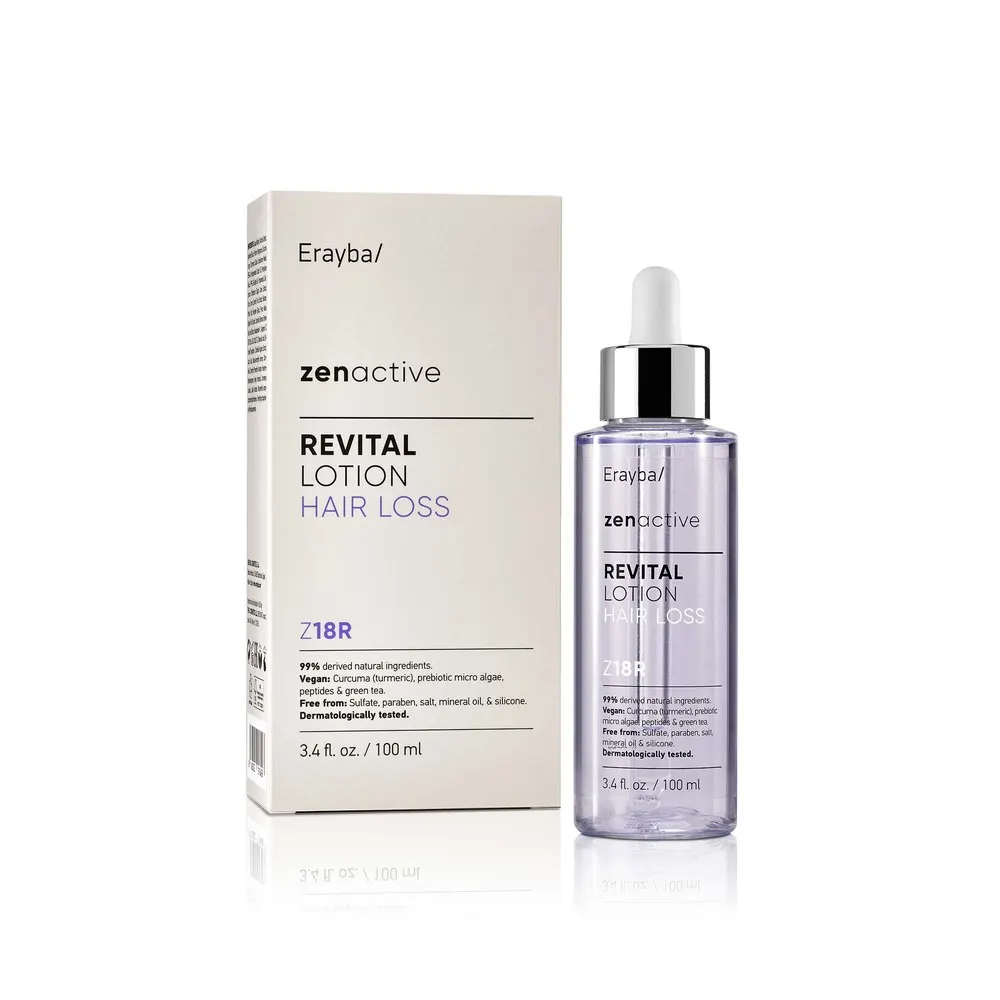 Erayba ZenActive Shampooing Revital Z12R 250ml + Lotion Revital Z18R 100ml = Brosse Offerte