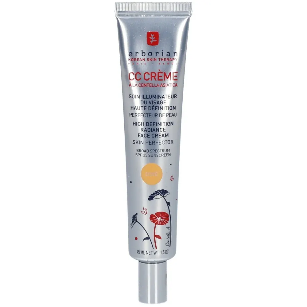 Erborian CC Crème à la Centella Asiatica SPF25 45 ML DORE = BB CRÈME 5ML DORE OFFERTE
