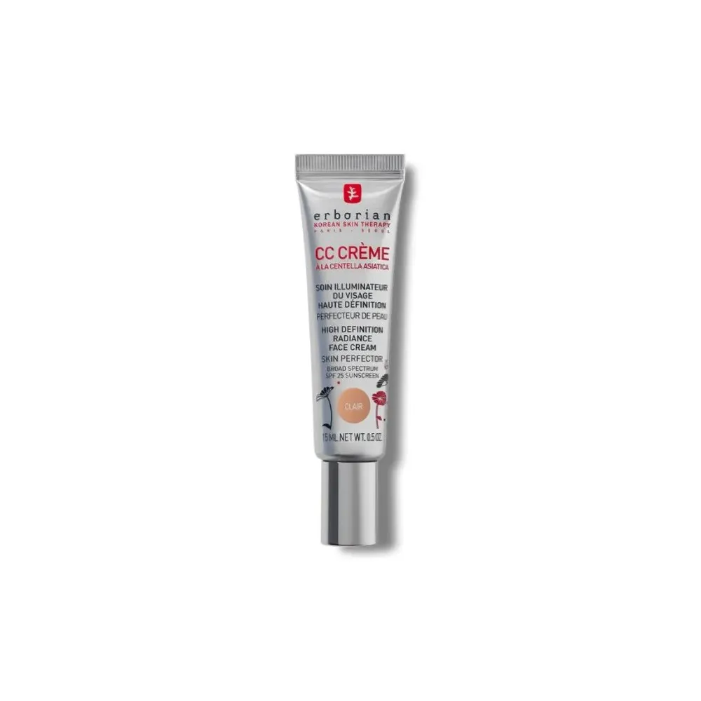 Erborian CC Crème Clair SPF25 15 ml – Teint Unifié & Éclat Naturel