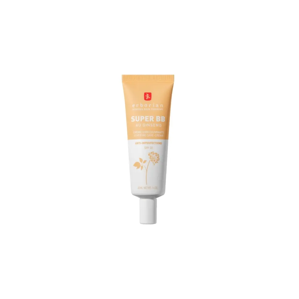 ERBORIAN SUPER BB - BB CRÈME COUVRANTE SPF20 40 ML NUDE = SUPER BB 5ML OFFERTE