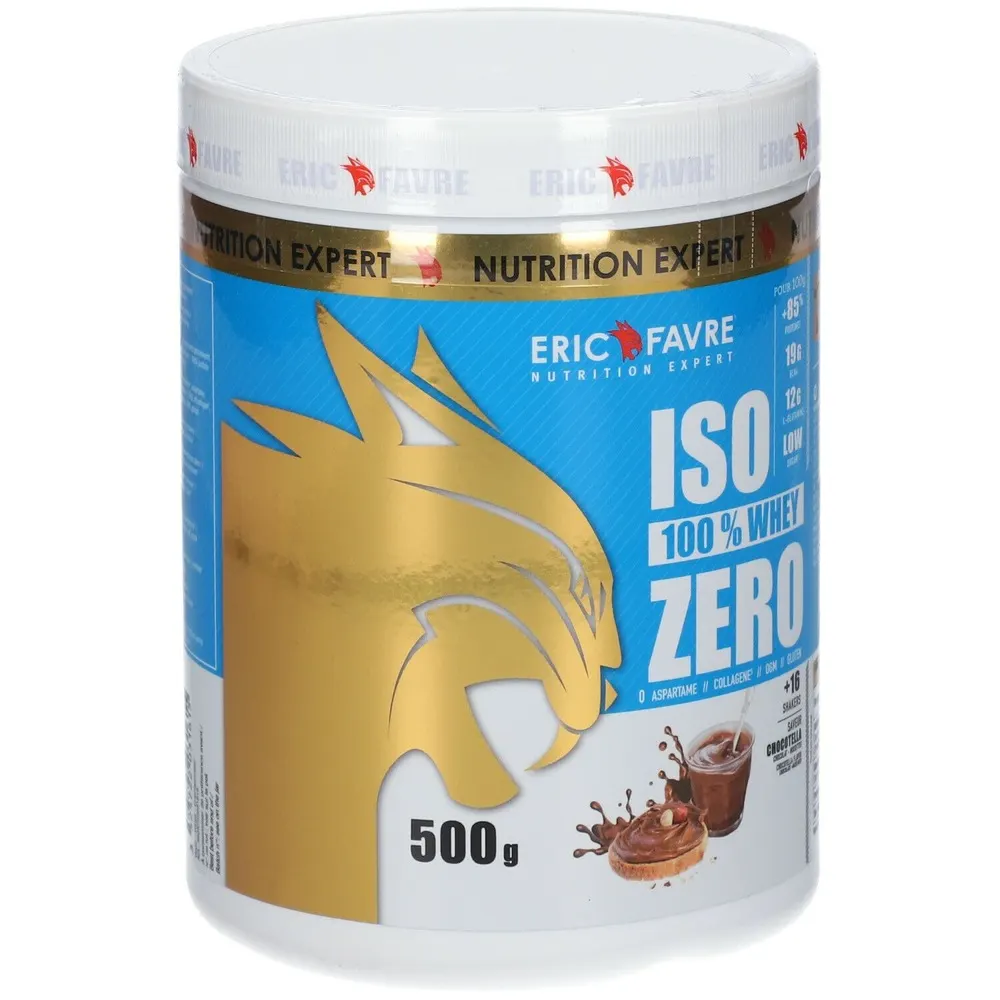 Eric Favre Iso Zero 100% بروتين مصل اللبن Chocotella 500 غ