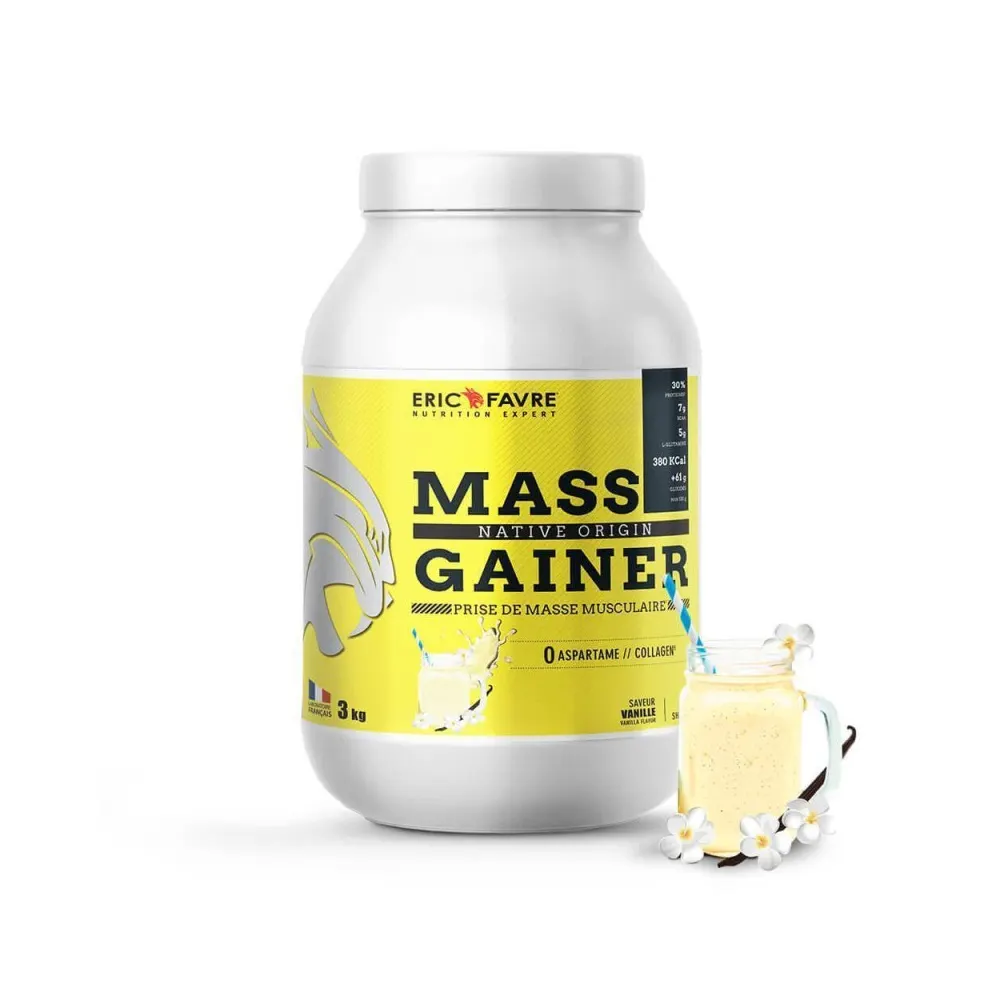 ERIC FAVRE Mass Gainer Native Protein فانيليا 7 كلغ