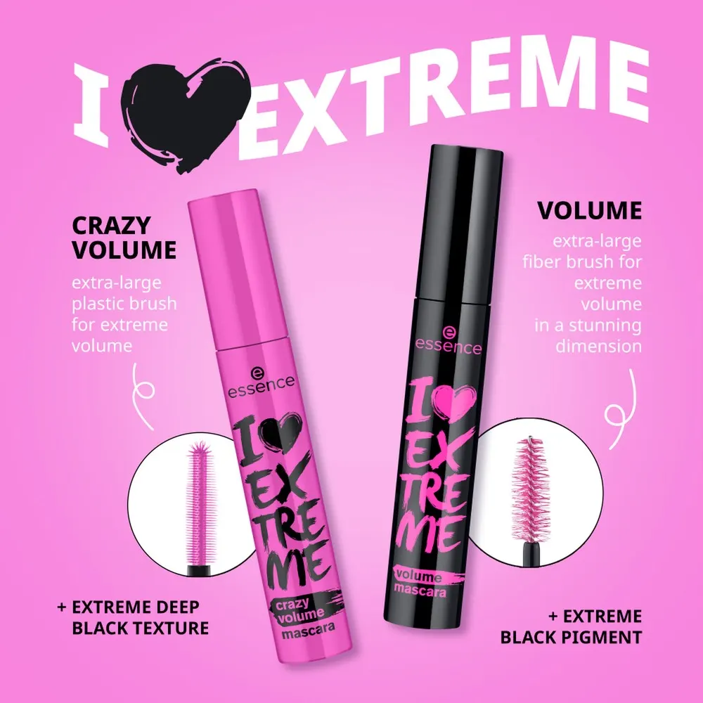 Essence - I LOVE EXTR. crazy volume mascara