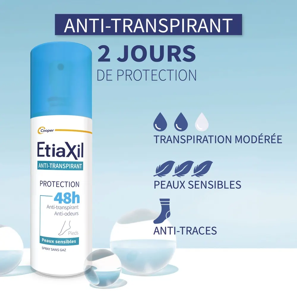 Etiaxil Anti-Transpirant Pieds 48h 100 ml