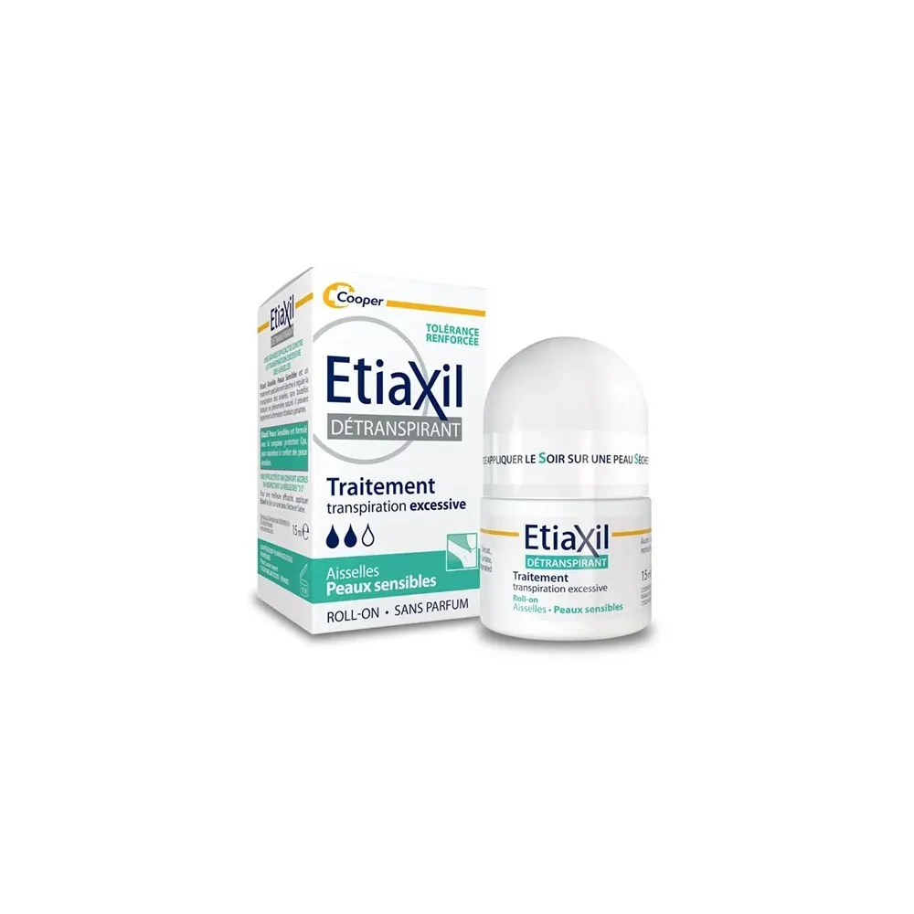 ETIAXIL DETRANSPIRANT EXCESSIVE ROLL ON PEAUX SENSIBLES
