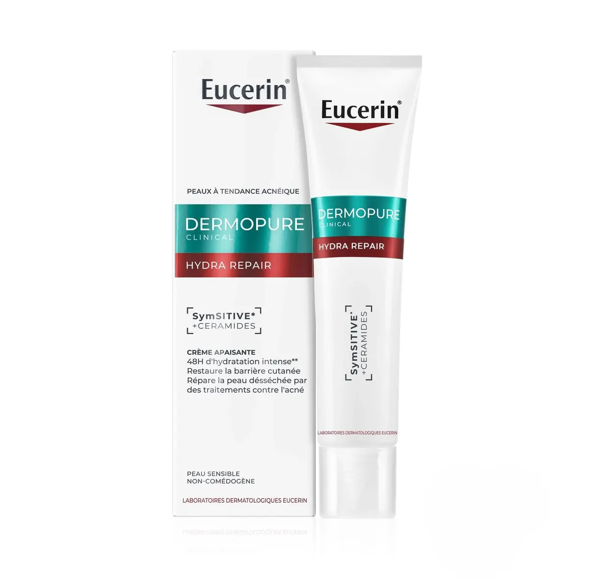 Eucerin Hydra كريم معوض ومهدئ DermoPure 50 مل