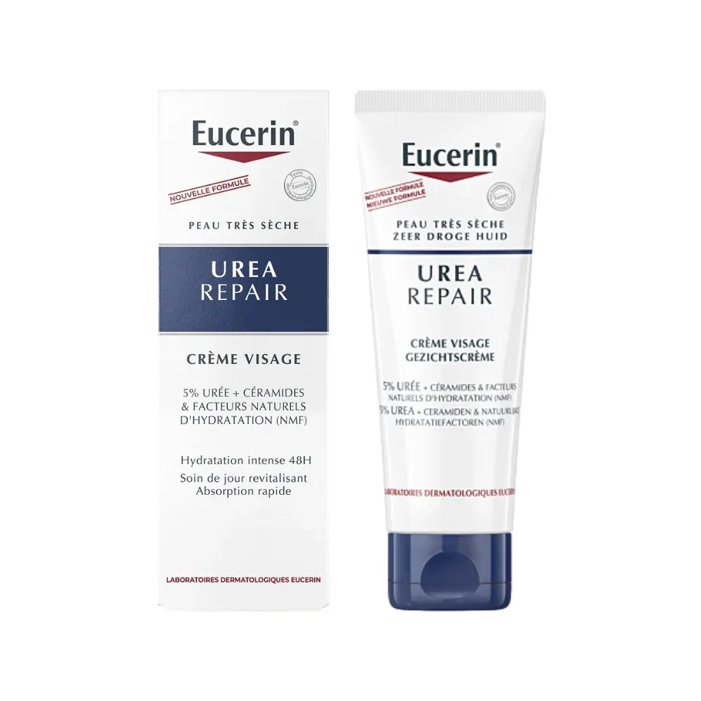 Eucerin UreaRepair كريم للوجه للبشرة الجافة 5% يوريا 50 مل