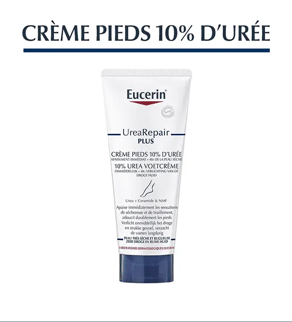 Eucerin urearepair plus crème pieds 10% d’urée 100ml