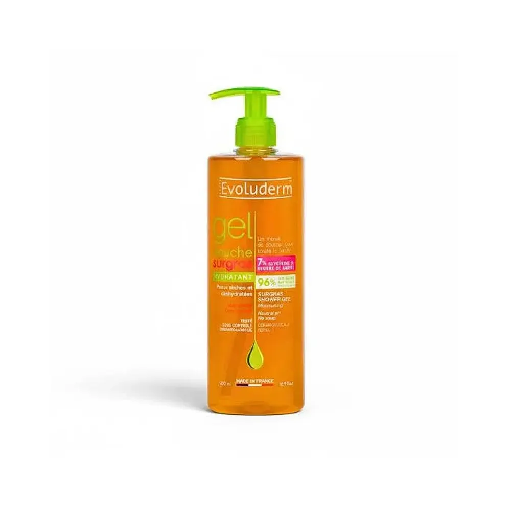 EVOLUDERM GEL DOUCHE SURGRAS HYDRATANT 500ML
