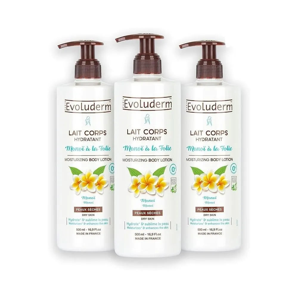 EVOLUDERM LAIT COPRS MONOI A LA FOLIE 500ML