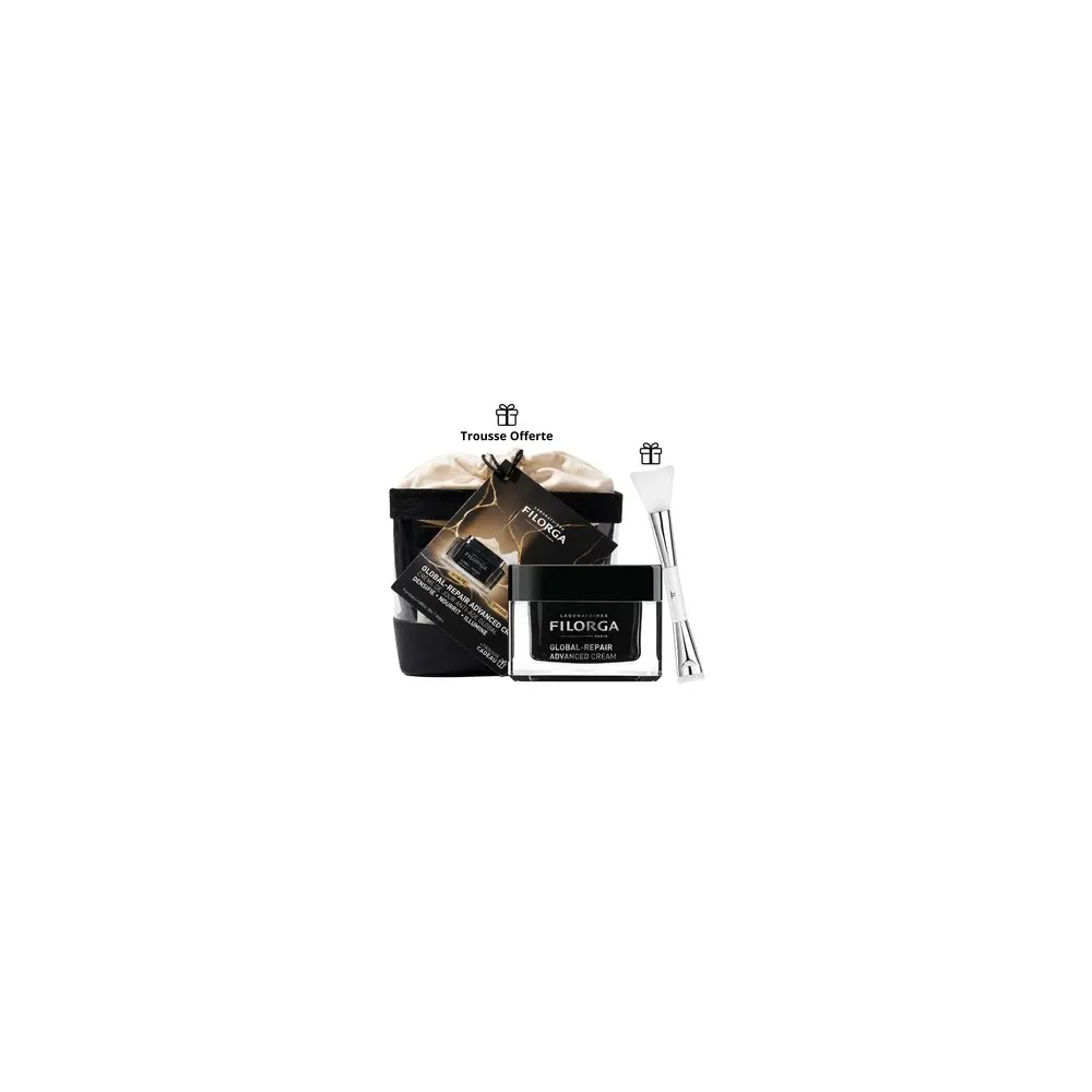 FILORGA Global Repair Advanced Crème 50ml = Trousse+ Pinceau pour Masque Offerts
