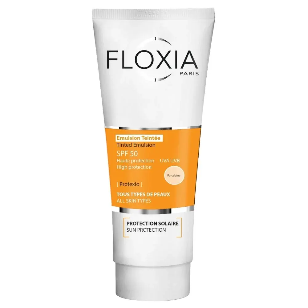 FLOXIA مستحلب ملون SPF 50 Porcelaine 50 مل
