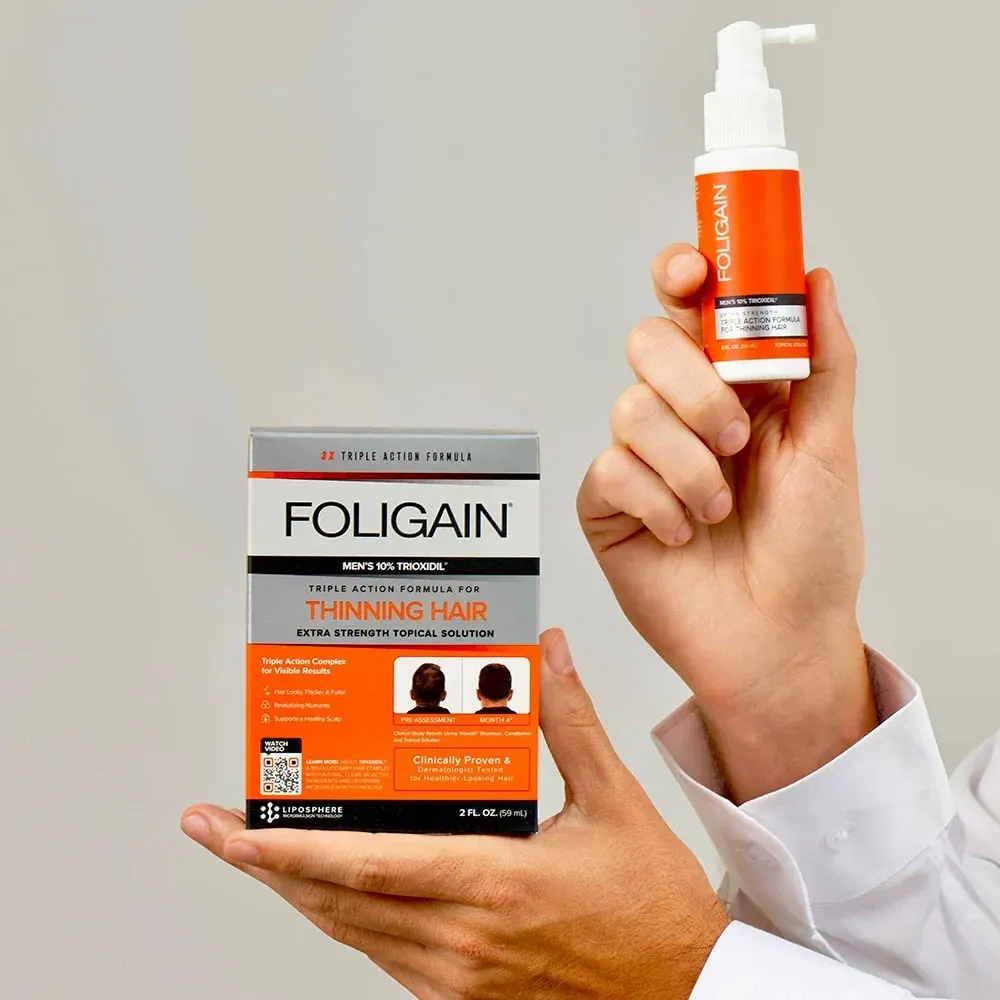 Foligain Triple Action Lotion Trioxidil 10% Homme