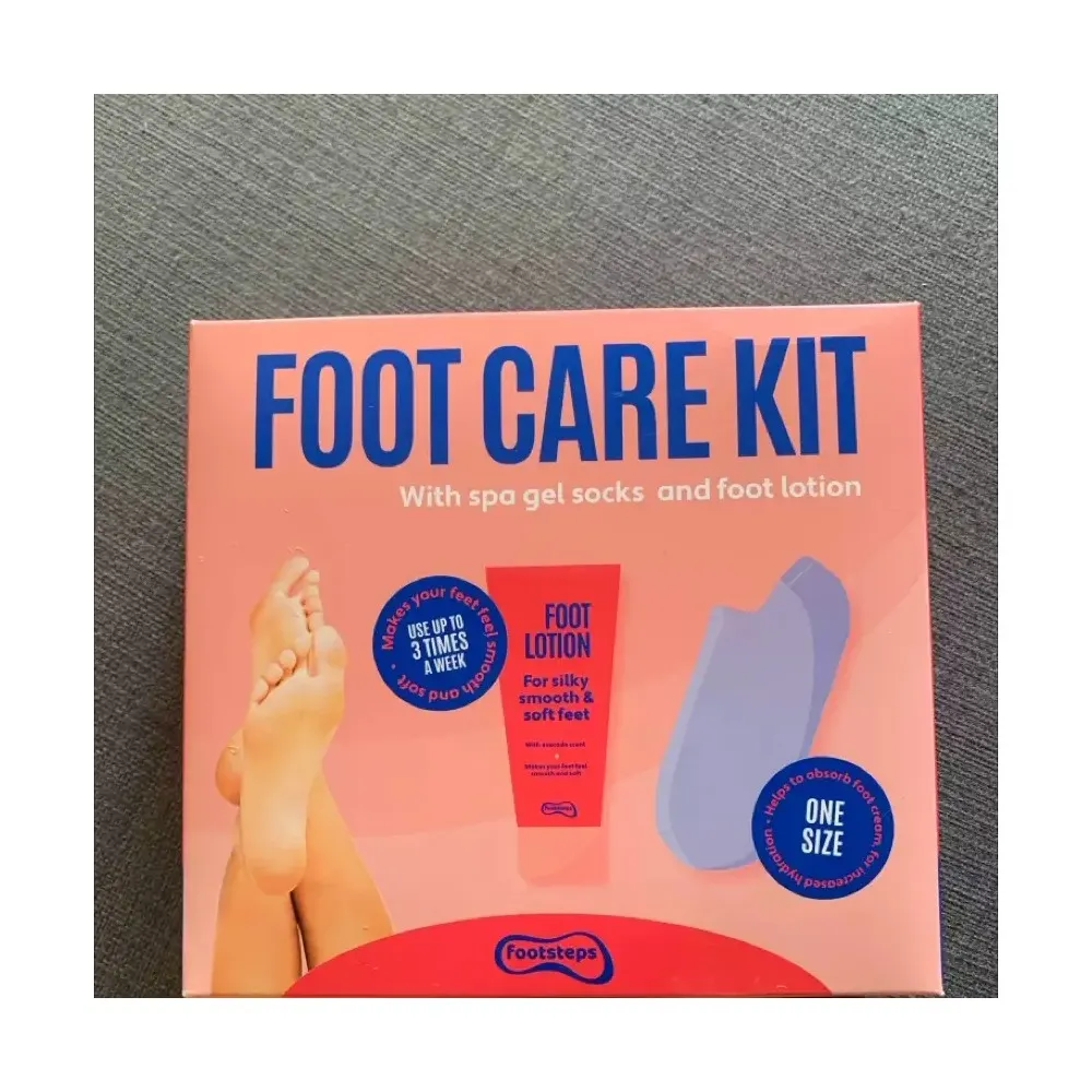 Footsteps Foot Care Kit With Spa Gel Socks And Foot Lotion