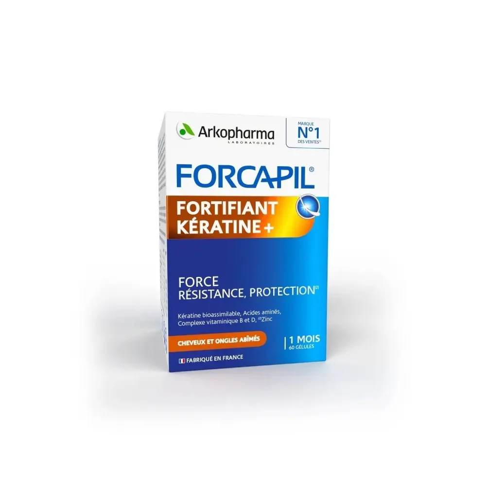 FORCAPIL FORTIFIANT KERATINE ANTI CASSE 60 GELULES