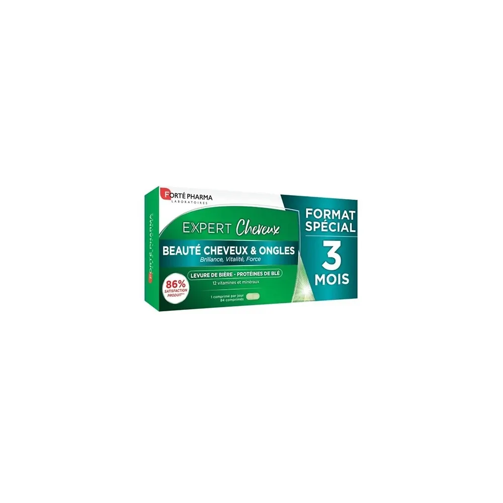 Forte Pharma Expert للشعر برنامج 84 قرص 3 أشهر