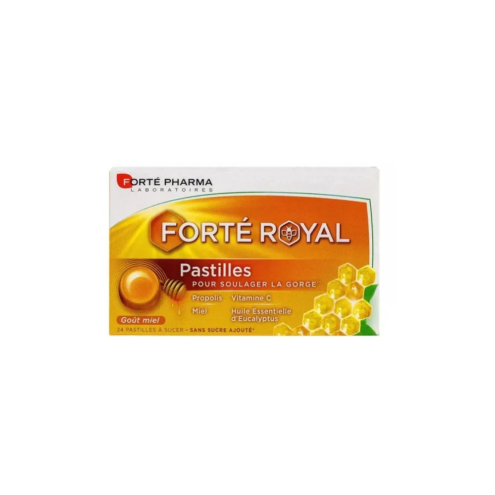FORTE PHARMA FORTE ROYAL 24 قرص للمص بنكهة العسل