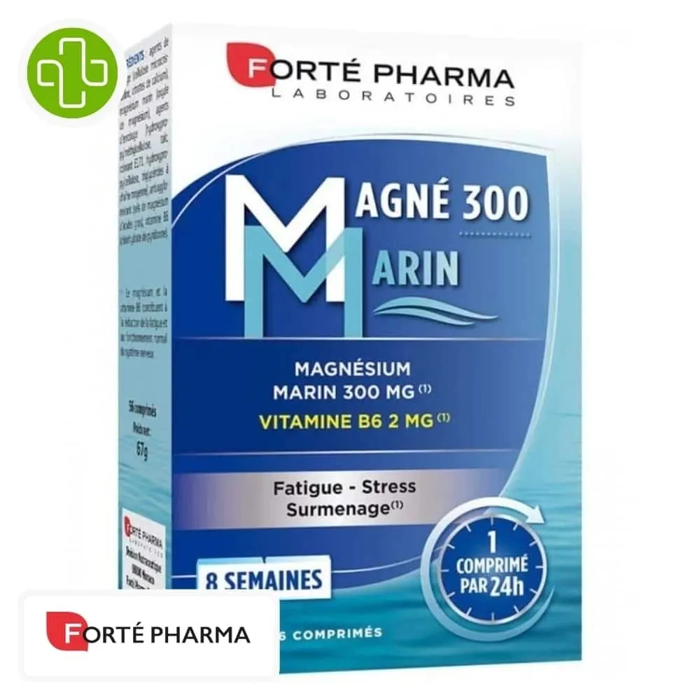 Forte Pharma Magné 300 Marin – 56 Comprimés