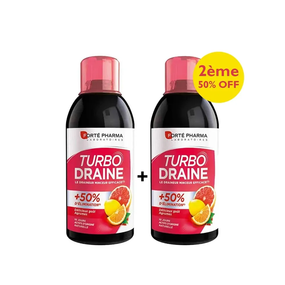 Forte Pharma Turbo Draine حمضيات 500 مل + الثاني بنصف الثمن