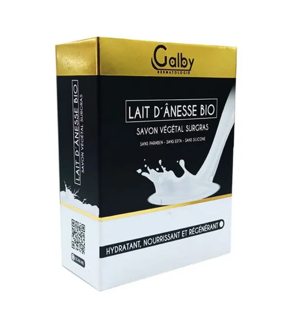 GALBY صابون حليب الأتان عضوي 100 غ