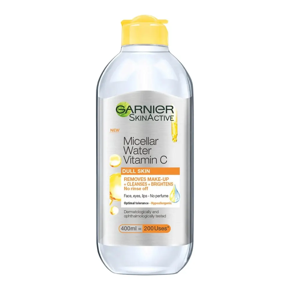 Garnier ماء ميسيلار منظف مزيل للمكياج فيتامين C 400 مل