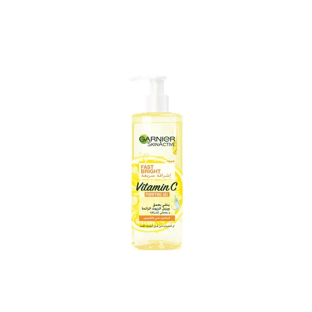 Garnier Fast Bright - skin active- gel nettoyant à la vitamine c – 400ml