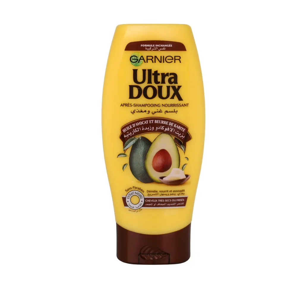 GARNIER ROUTINE ULTRA DOUX AVOCAT – Coffret Complet Soin Sans Rinçage + Après-Shampooing 200ML + Shampooing 200ML