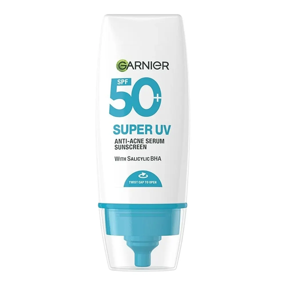 Garnier Super UV Serum Sunscreen SPF50+ PA++++ – Peaux à Imperfections & Anti-Acné