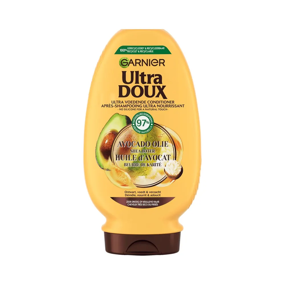 Garnier Ultra Doux بلسم الشعر أفوكادو الشيا 200 مل للشعر الجاف والتالف