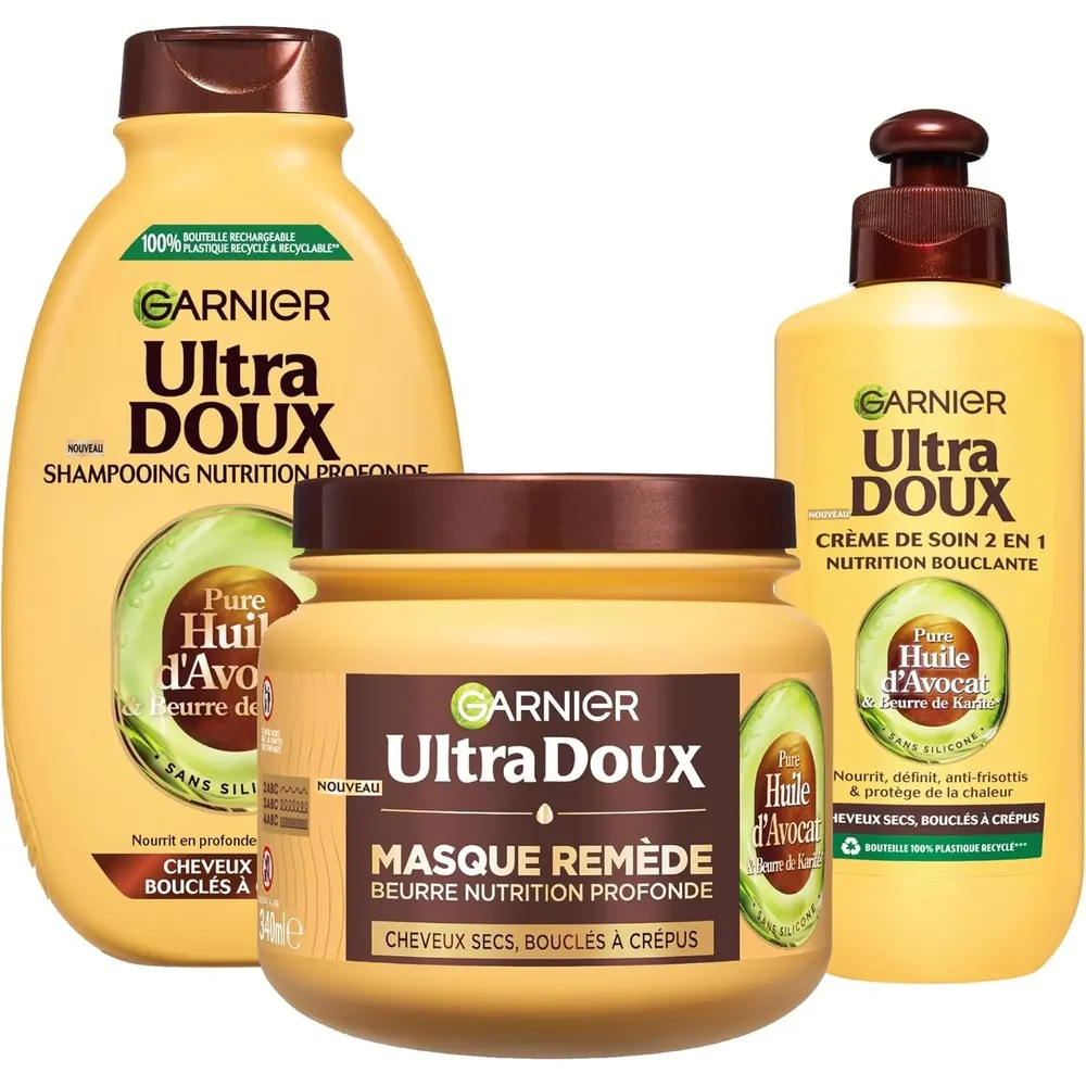 Garnier Ultra Doux أفوكادو روتين للشعر المجعد