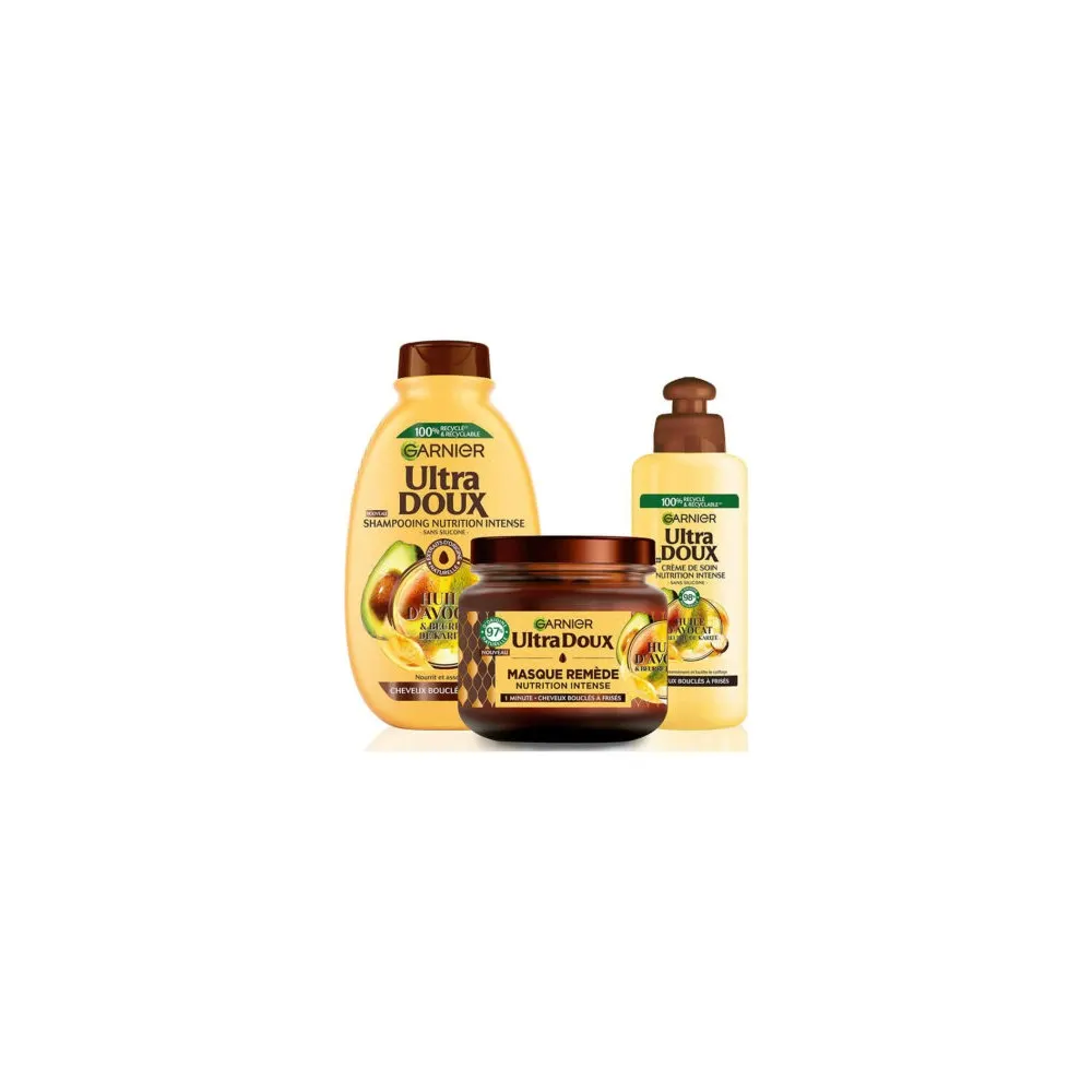 GARNIER Ultra Doux Huile Avocat 120ml – Soin Nourrissant Cheveux Secs et Frisottis