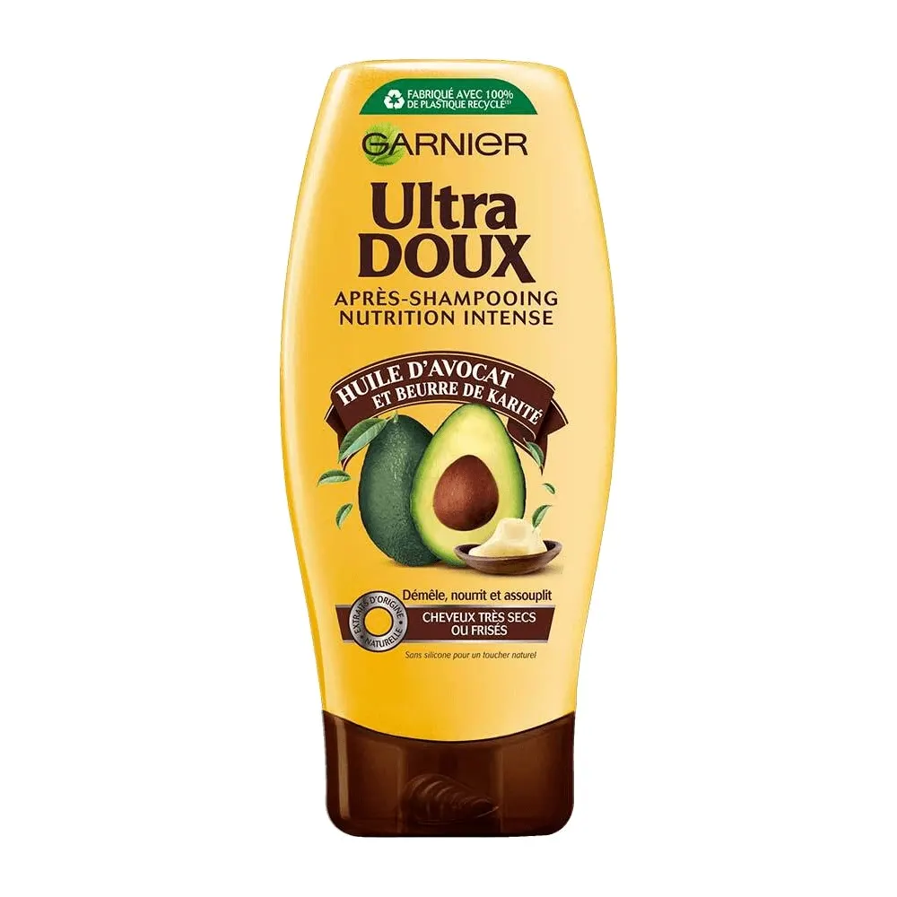 GARNIER Ultra Doux شامبو أفوكادو والشيا 200 مل تغذية مكثف للشعر الجاف