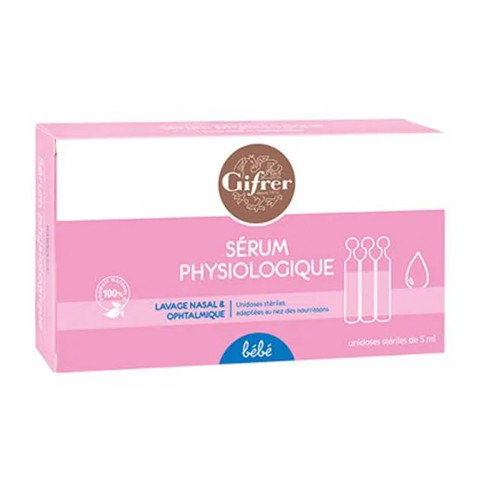 GIFRER SÉRUM PHYSIOLOGIQUE 5 UNIDOSES X 5 ML