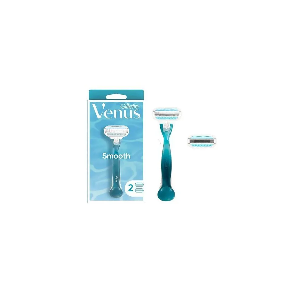 Gillette Venus Smooth مشرط 3 شفرات مع 2 شفرة بديلة