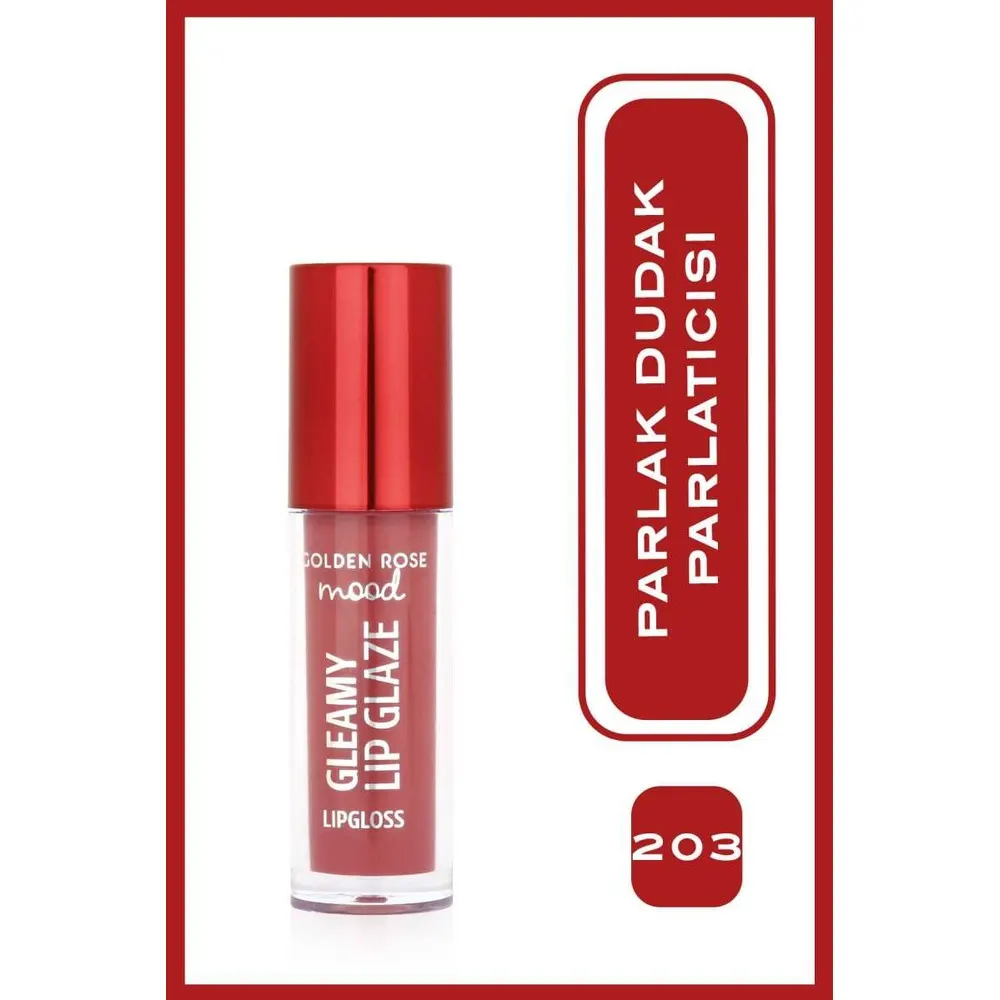 Golden Rose Mood Gleamy Lip Glaze ملمع شفاه 203