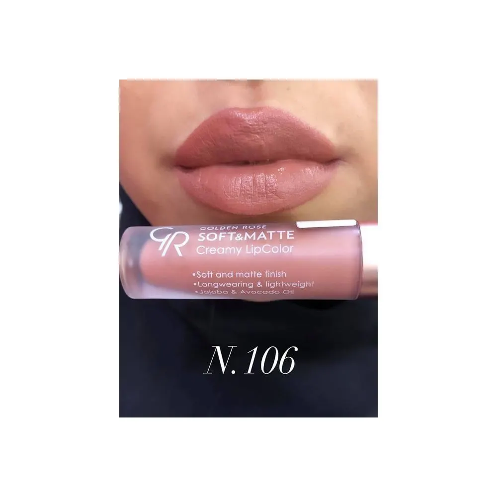 Golden Rose Creamy Soft&Matte ملمع شفاه رقم 106