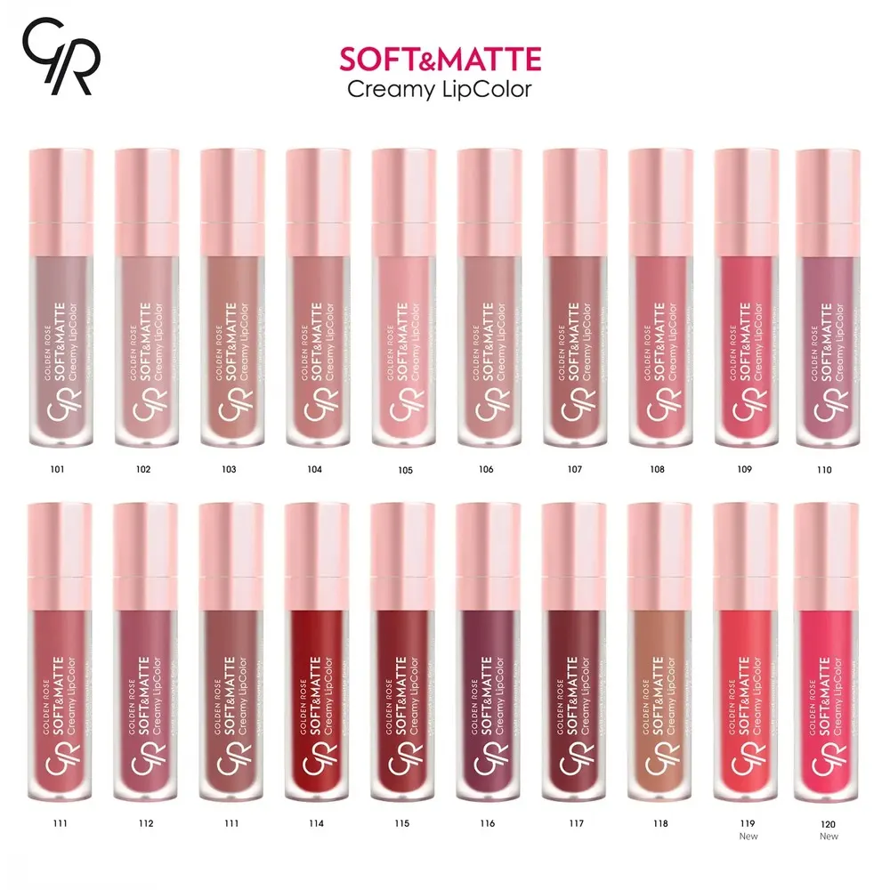 Golden Rose Creamy Soft&Matte ملمع شفاه رقم 108