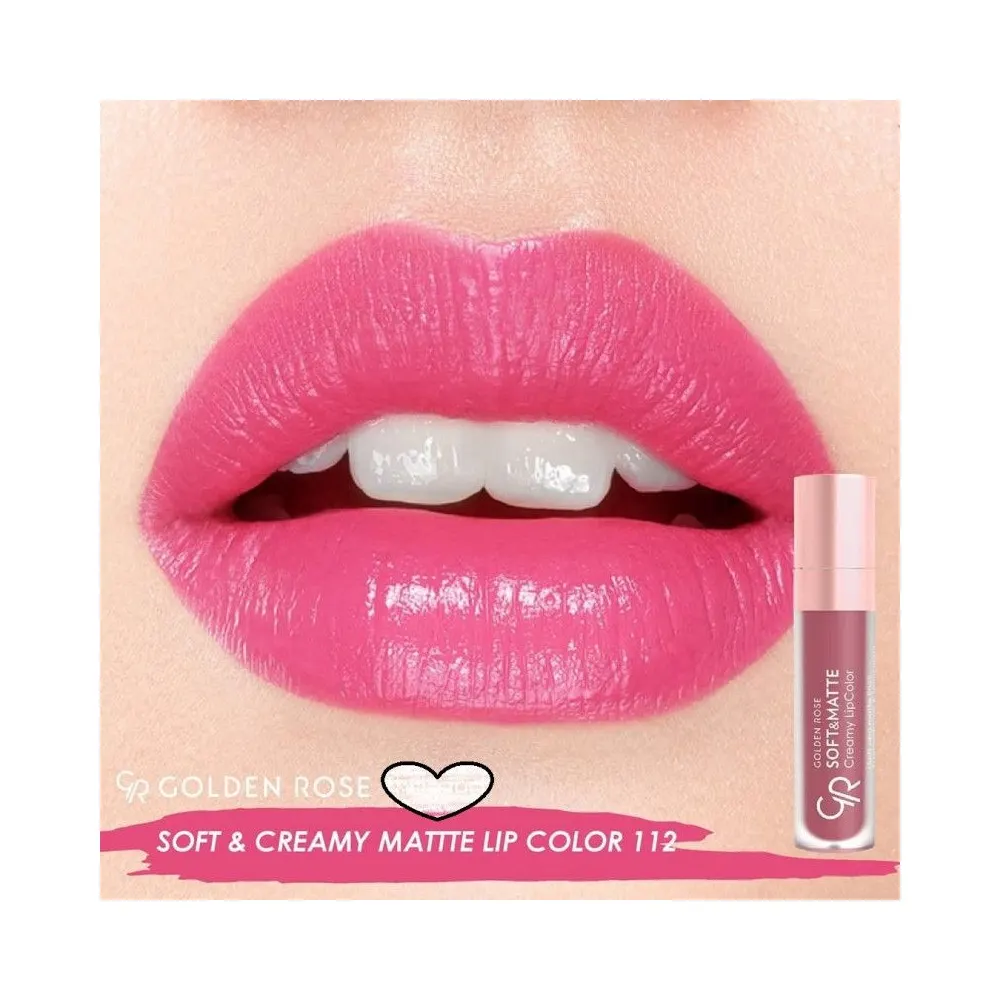 Golden Rose Creamy Soft&Matte ملمع شفاه رقم 112